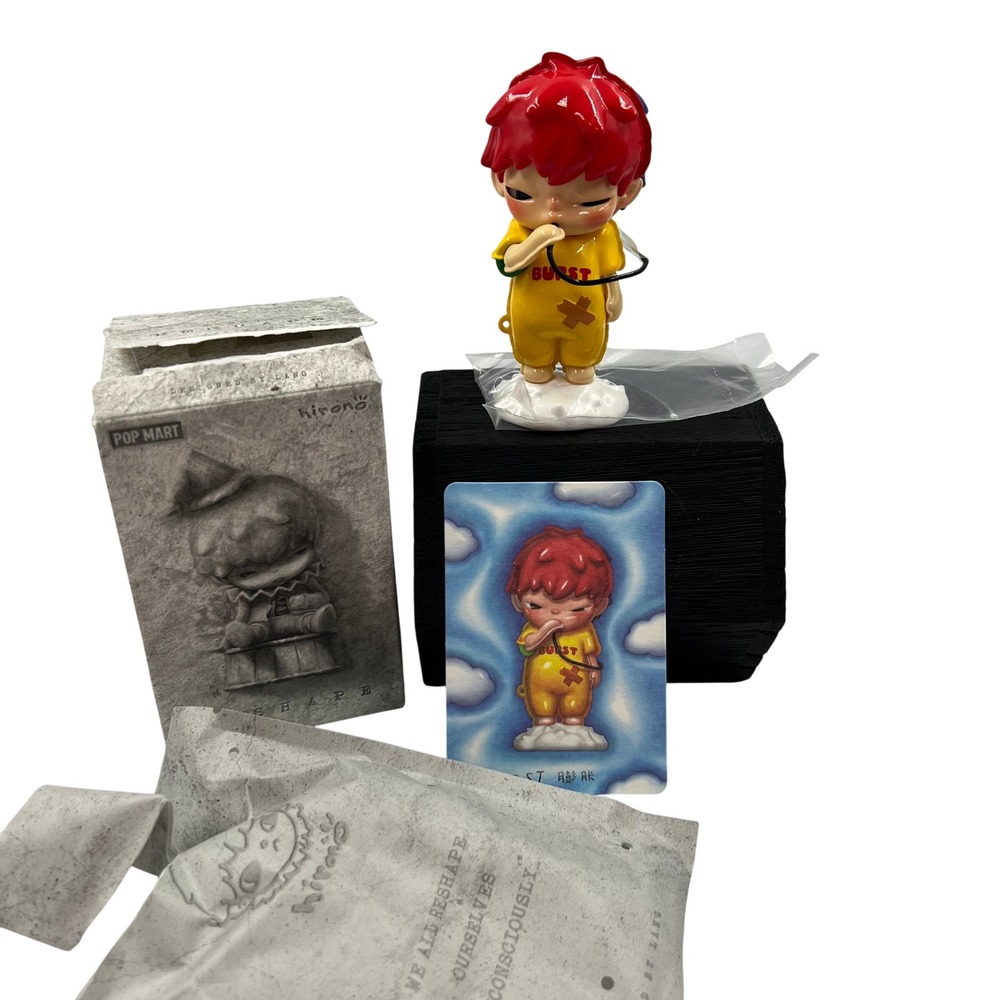 POP MART Hirono Reshape Series Burst Figure Blind Box Art Toy with Card Box